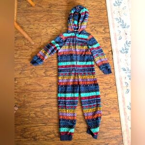 💥3/$24 Harry Potter Hogwarts House Striped‎ Zipper Pajamas